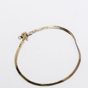 Danecraft Bracelet gold over 925 sterling silver Vermeil primavera Italy 7"